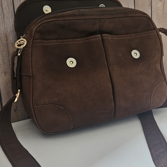 Longchamp Rich Brown Messenger Bag - Picture 5 of 12